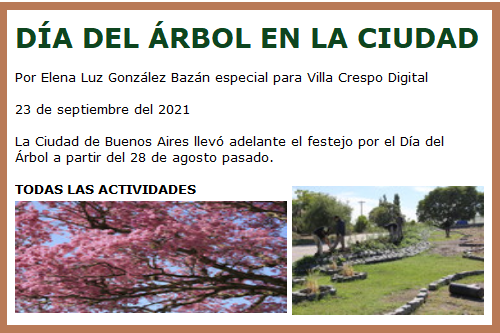 ACTIVIDADES DIA DEL ARBOL